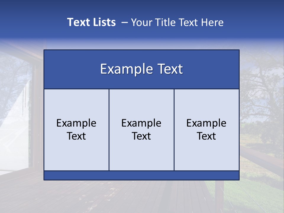 House South Living PowerPoint Template