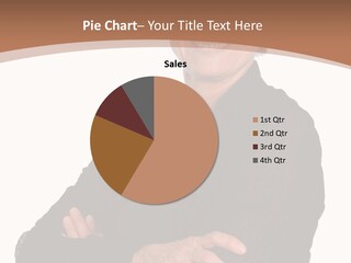 Elderly Maturity Hand PowerPoint Template