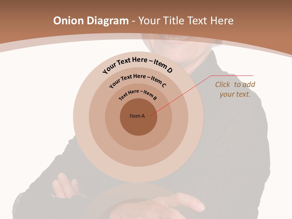 Elderly Maturity Hand PowerPoint Template