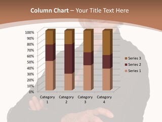 Elderly Maturity Hand PowerPoint Template