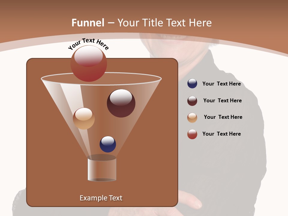 Elderly Maturity Hand PowerPoint Template