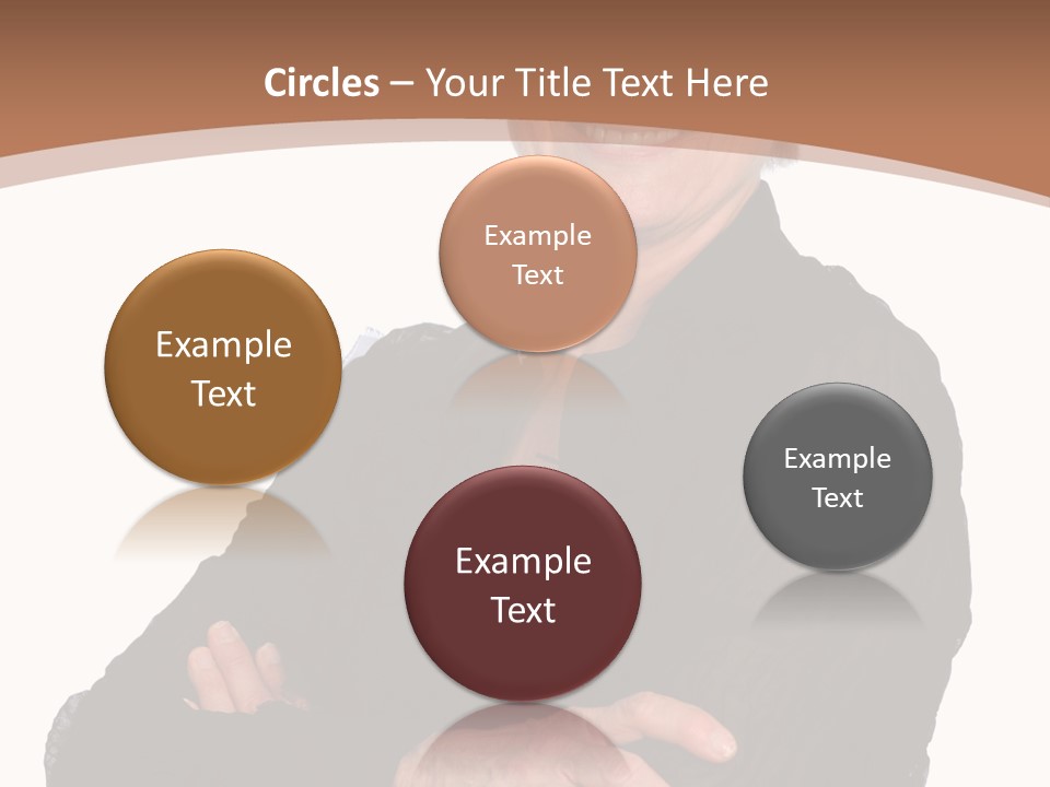 Elderly Maturity Hand PowerPoint Template