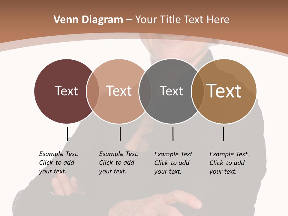 Elderly Maturity Hand PowerPoint Template