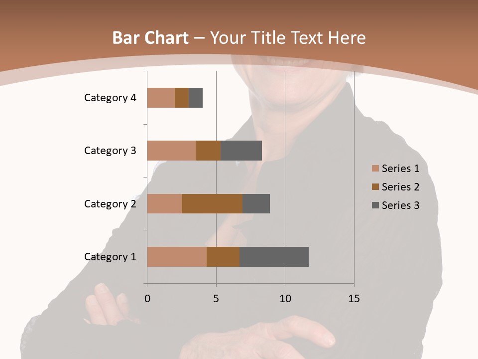 Elderly Maturity Hand PowerPoint Template