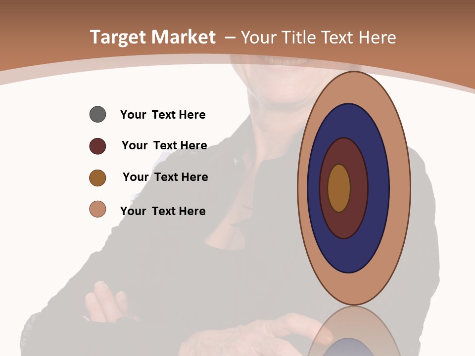 Elderly Maturity Hand PowerPoint Template