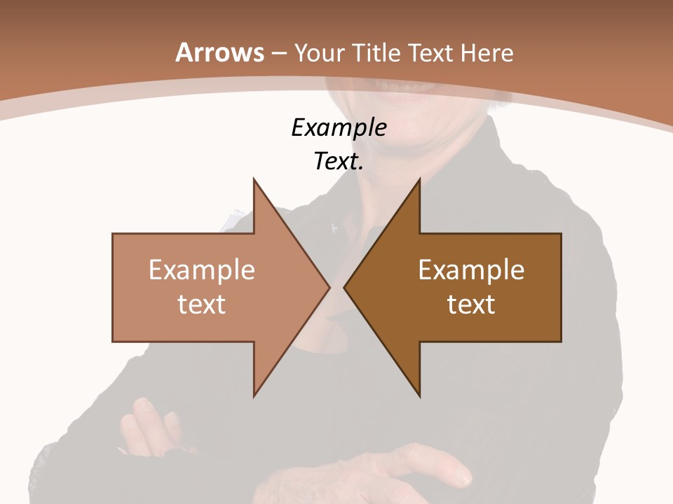 Elderly Maturity Hand PowerPoint Template