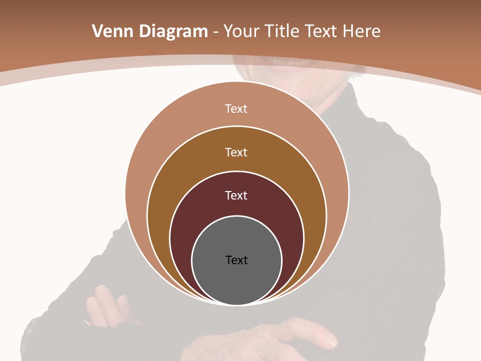 Elderly Maturity Hand PowerPoint Template
