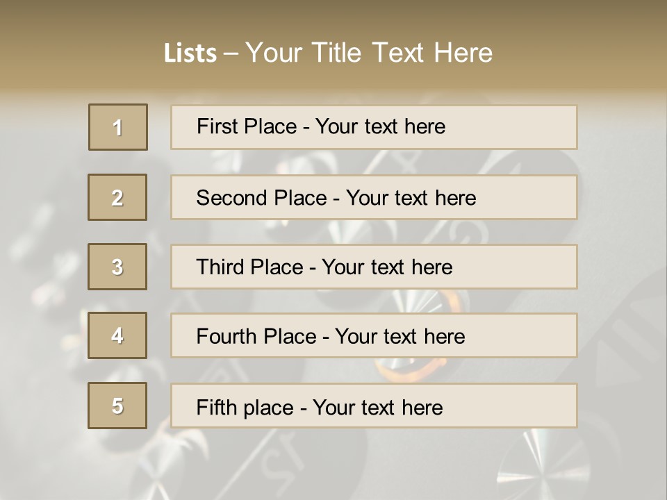 Destination Elevator City PowerPoint Template