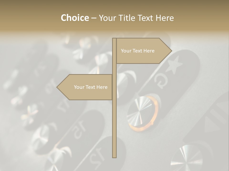 Destination Elevator City PowerPoint Template