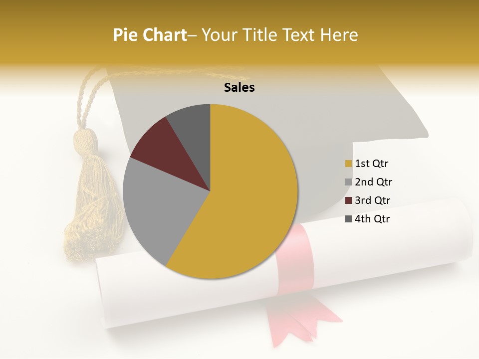 Hat Achievement Diploma PowerPoint Template