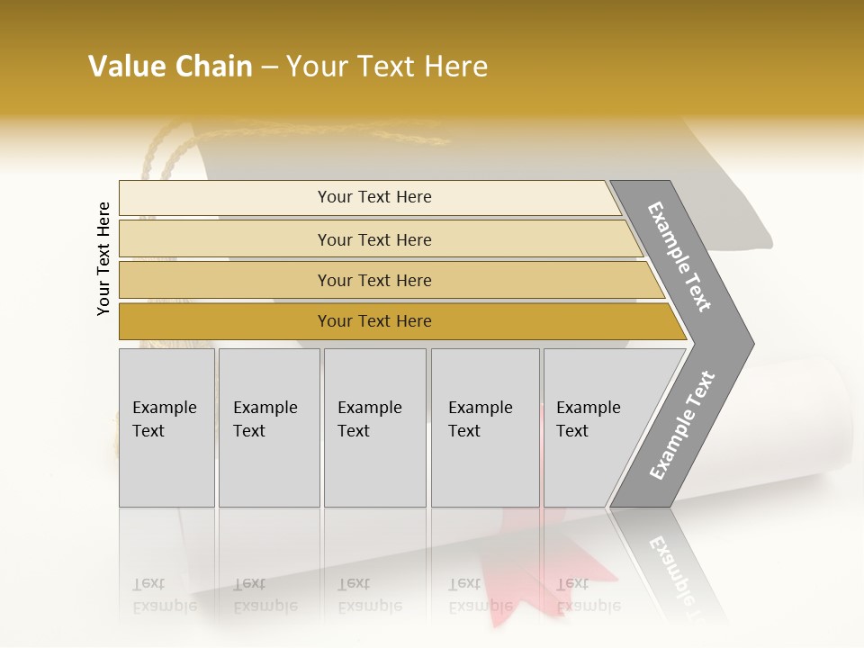 Hat Achievement Diploma PowerPoint Template