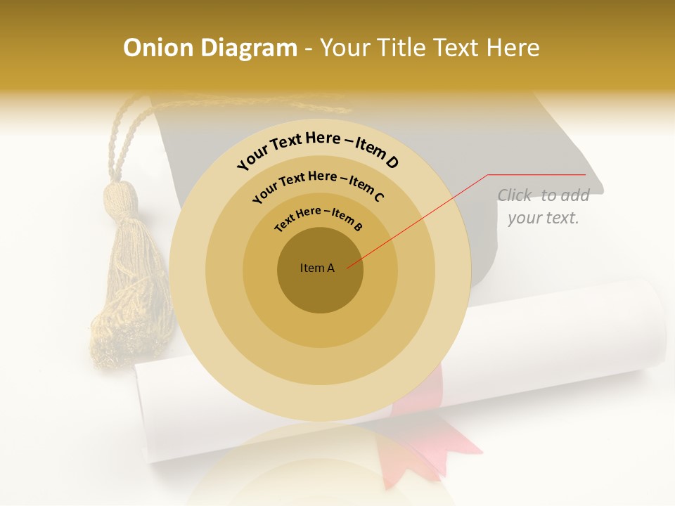 Hat Achievement Diploma PowerPoint Template