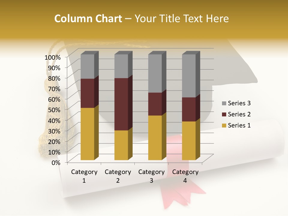 Hat Achievement Diploma PowerPoint Template