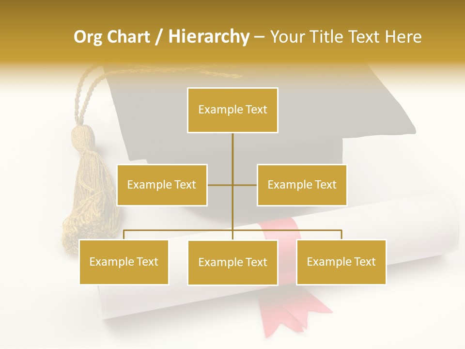 Hat Achievement Diploma PowerPoint Template