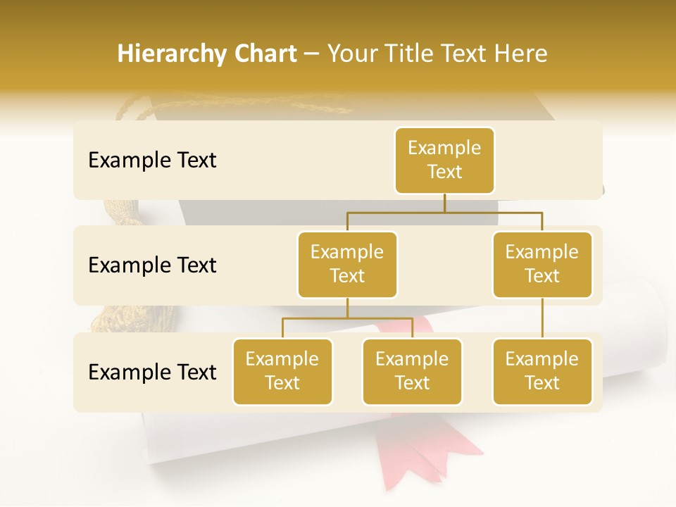 Hat Achievement Diploma PowerPoint Template
