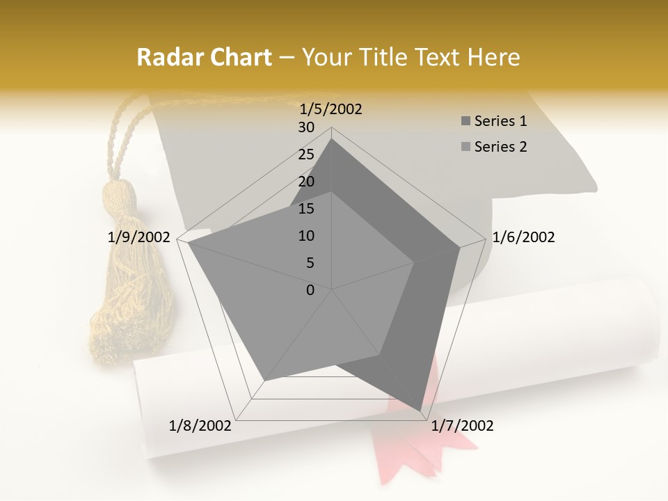 Hat Achievement Diploma PowerPoint Template