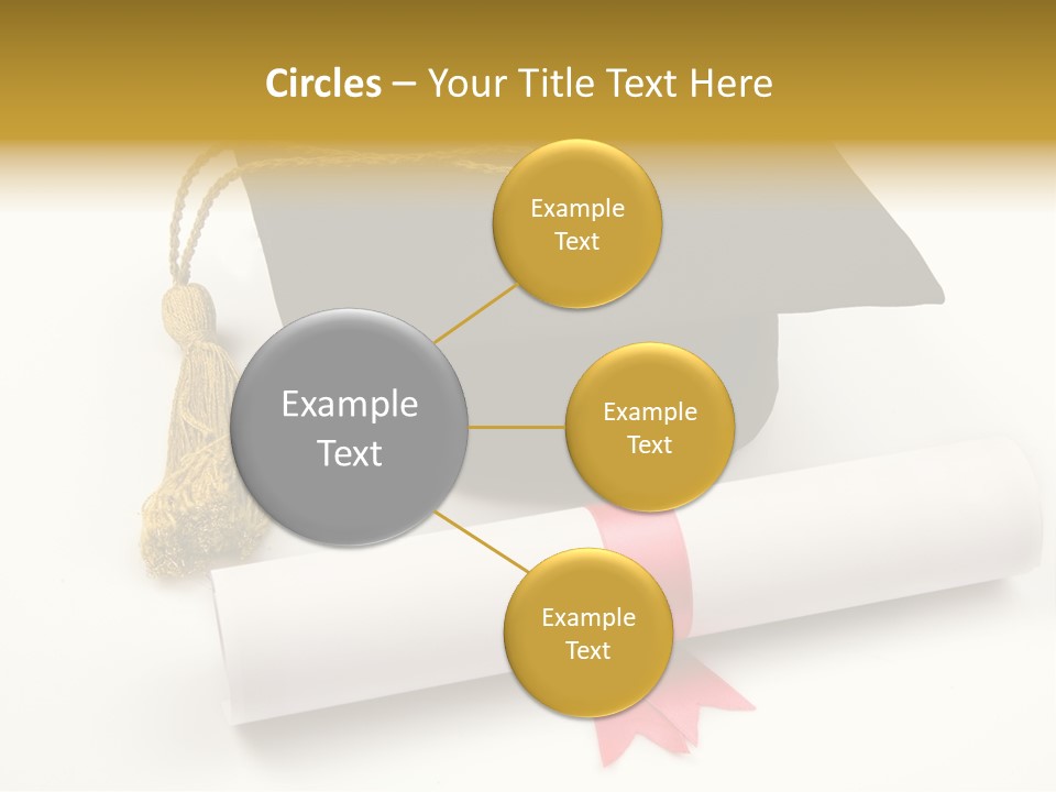 Hat Achievement Diploma PowerPoint Template