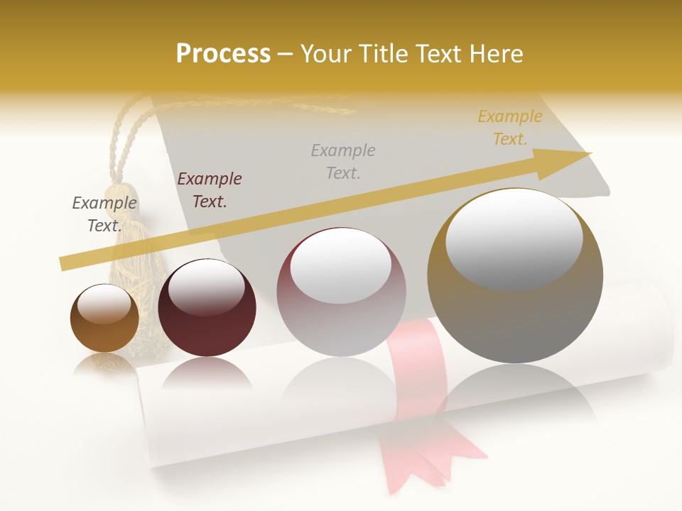 Hat Achievement Diploma PowerPoint Template