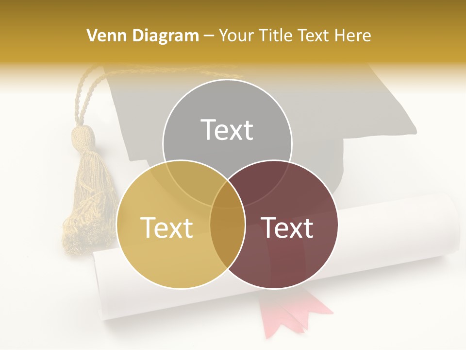 Hat Achievement Diploma PowerPoint Template