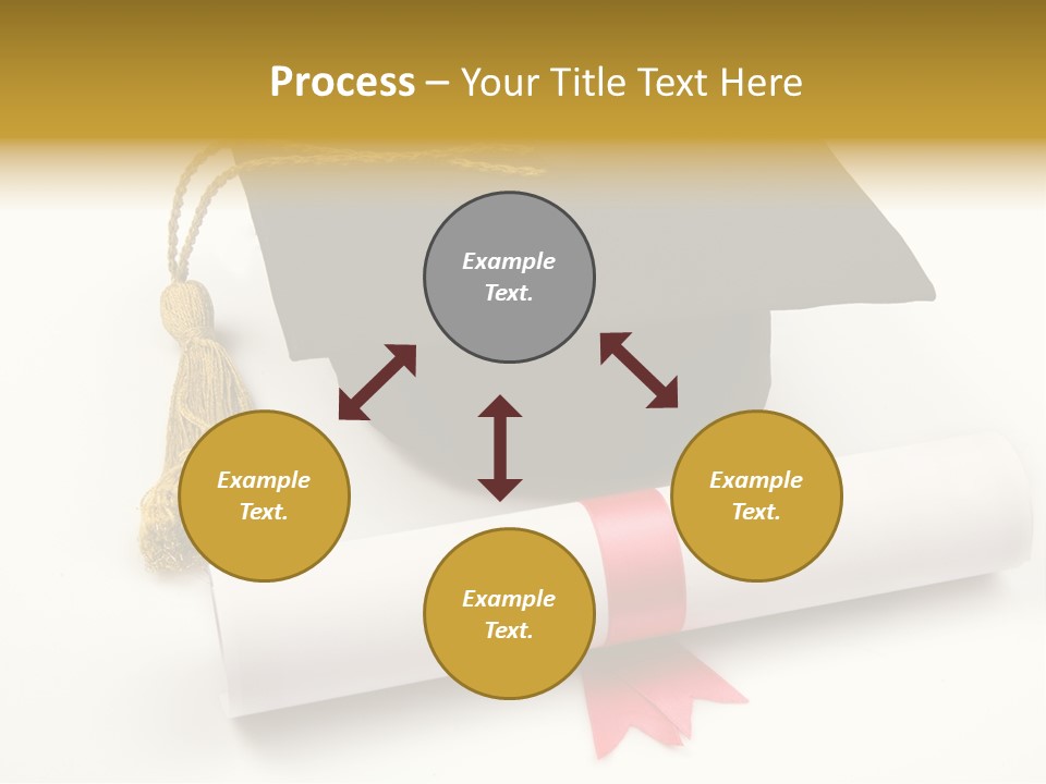 Hat Achievement Diploma PowerPoint Template