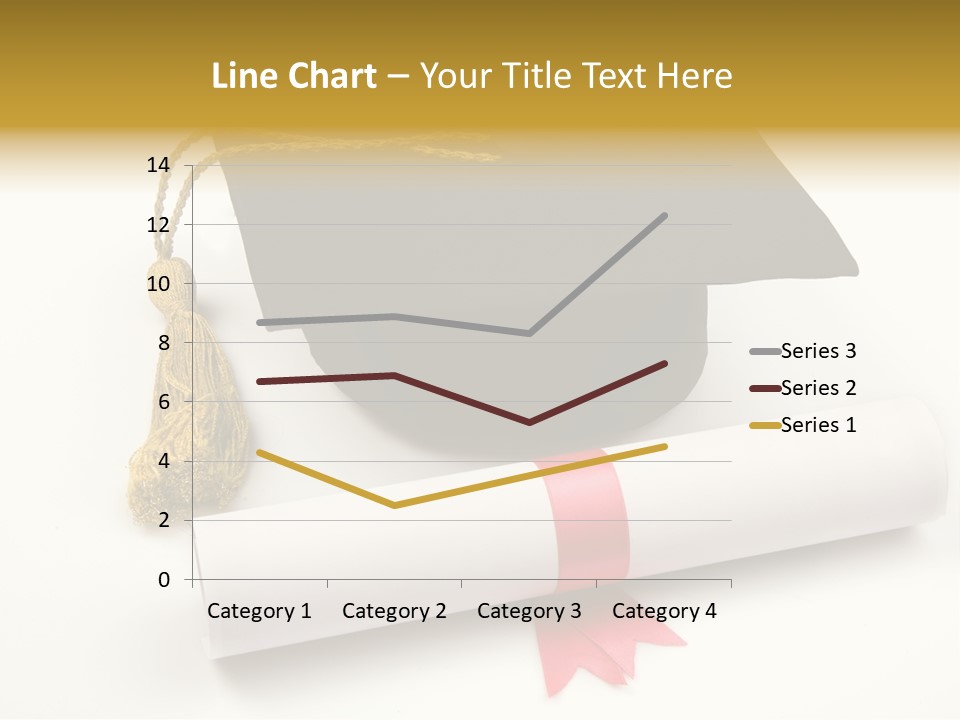 Hat Achievement Diploma PowerPoint Template
