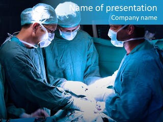 Blue Surgery Medical PowerPoint Template