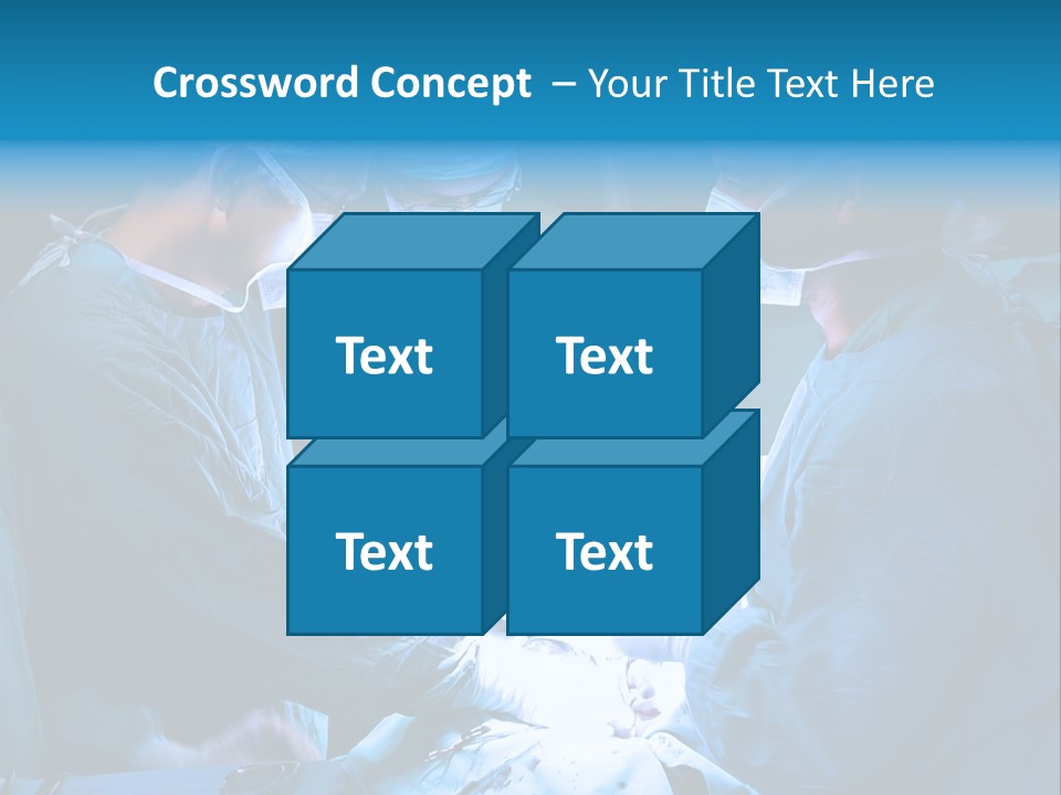 Blue Surgery Medical PowerPoint Template