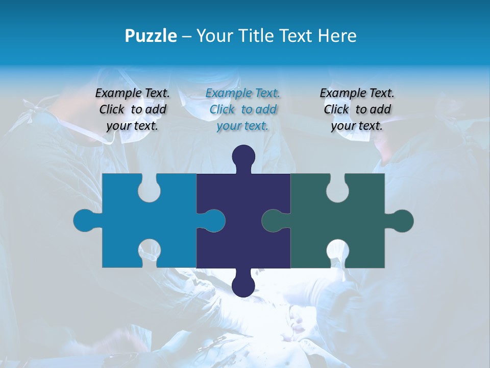 Blue Surgery Medical PowerPoint Template