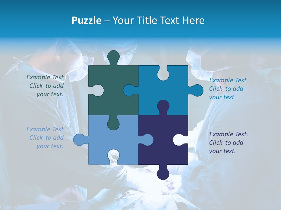 Blue Surgery Medical PowerPoint Template