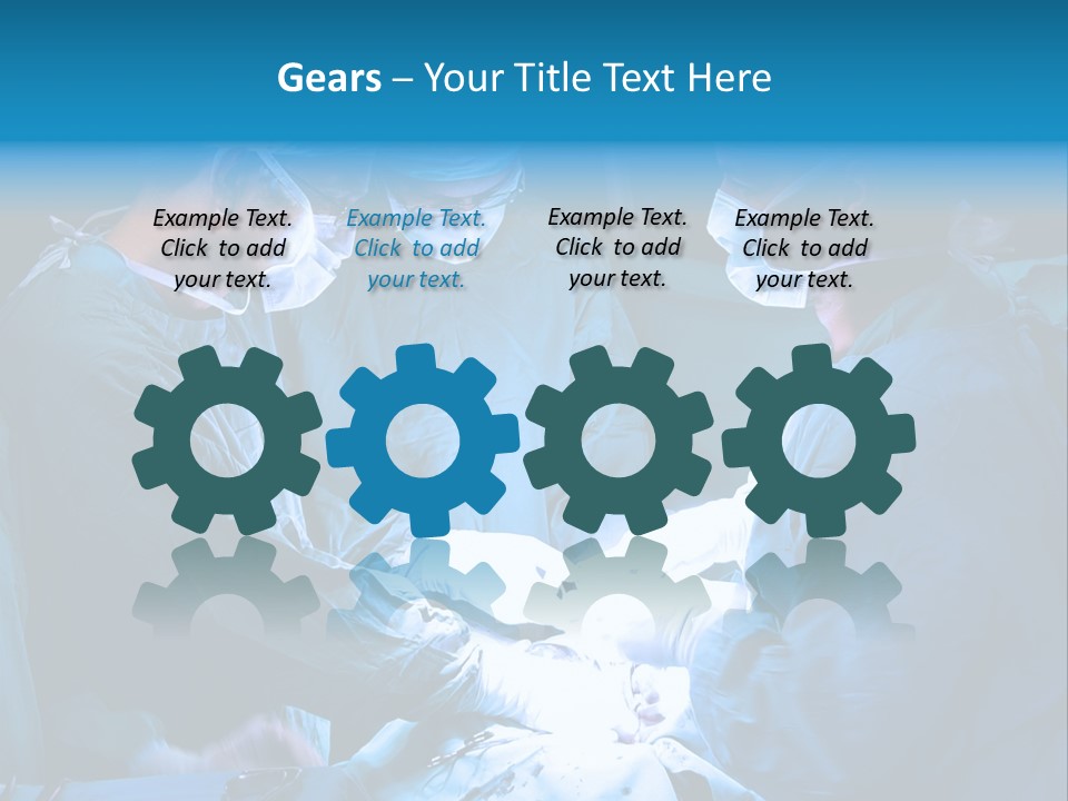 Blue Surgery Medical PowerPoint Template