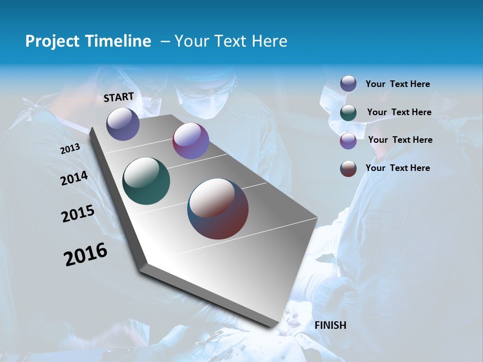 Blue Surgery Medical PowerPoint Template