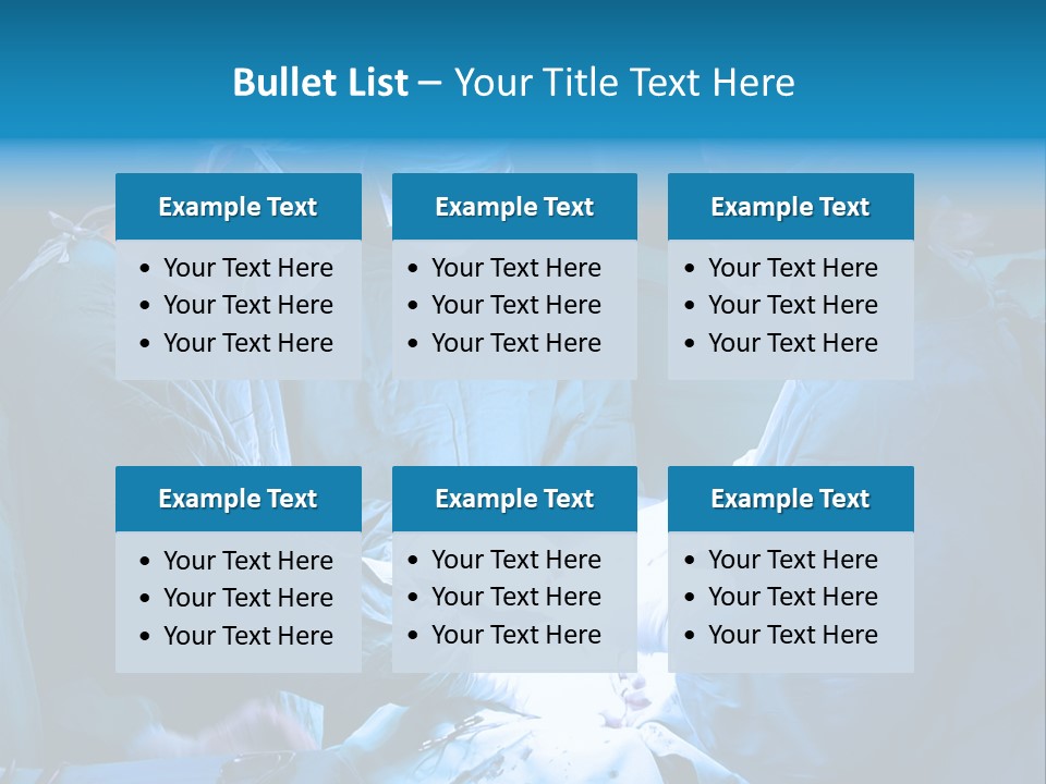 Blue Surgery Medical PowerPoint Template