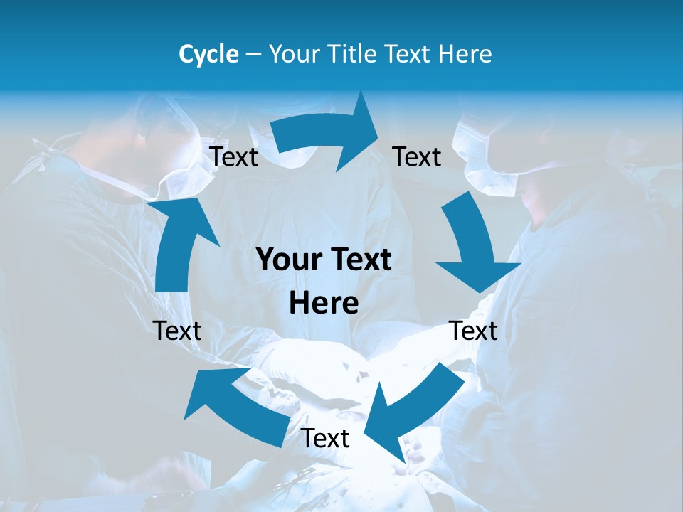 Blue Surgery Medical PowerPoint Template