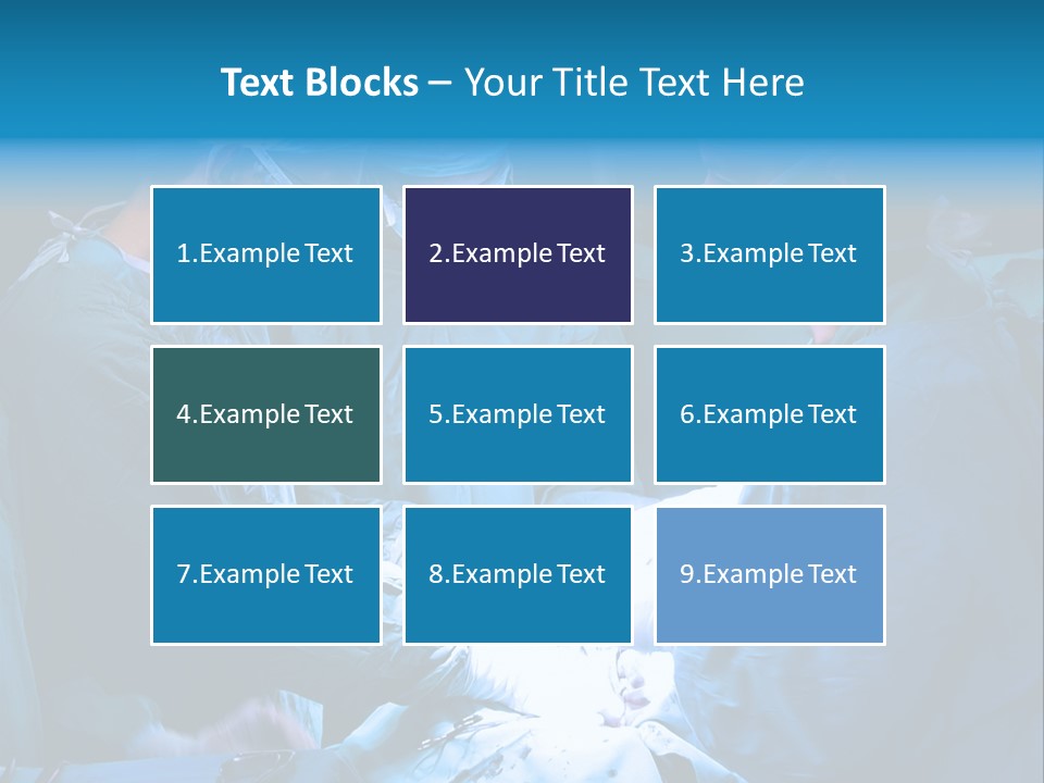 Blue Surgery Medical PowerPoint Template