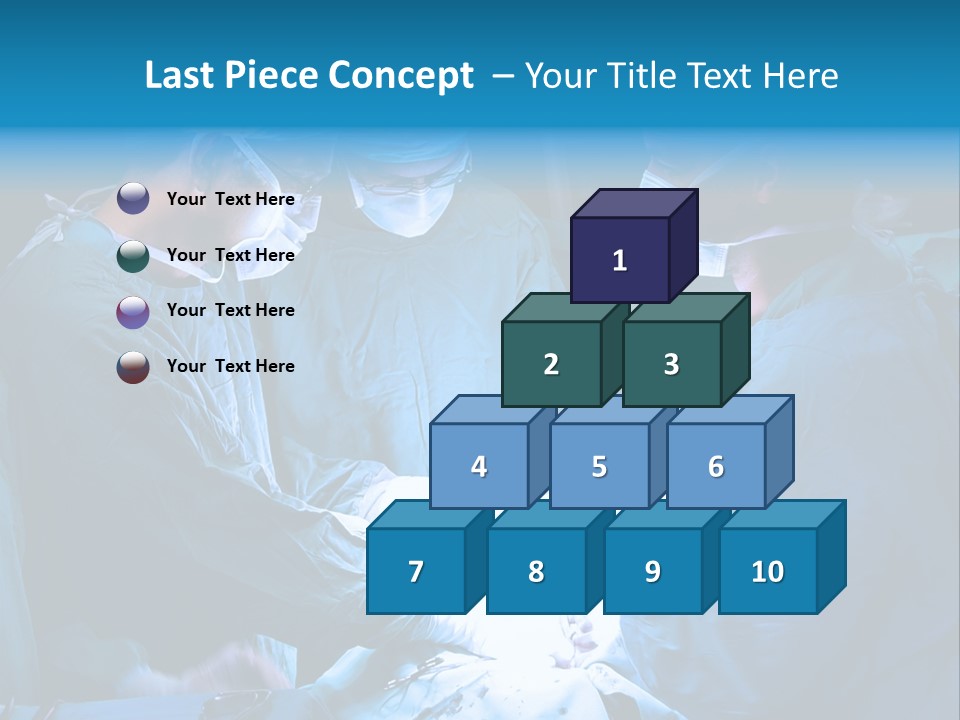 Blue Surgery Medical PowerPoint Template