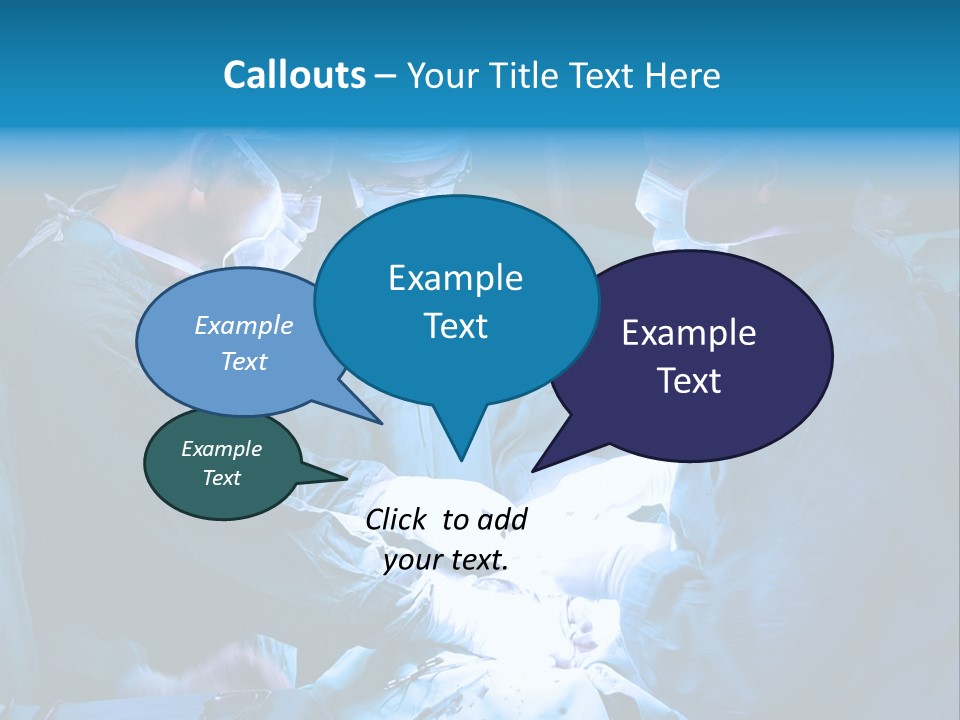Blue Surgery Medical PowerPoint Template