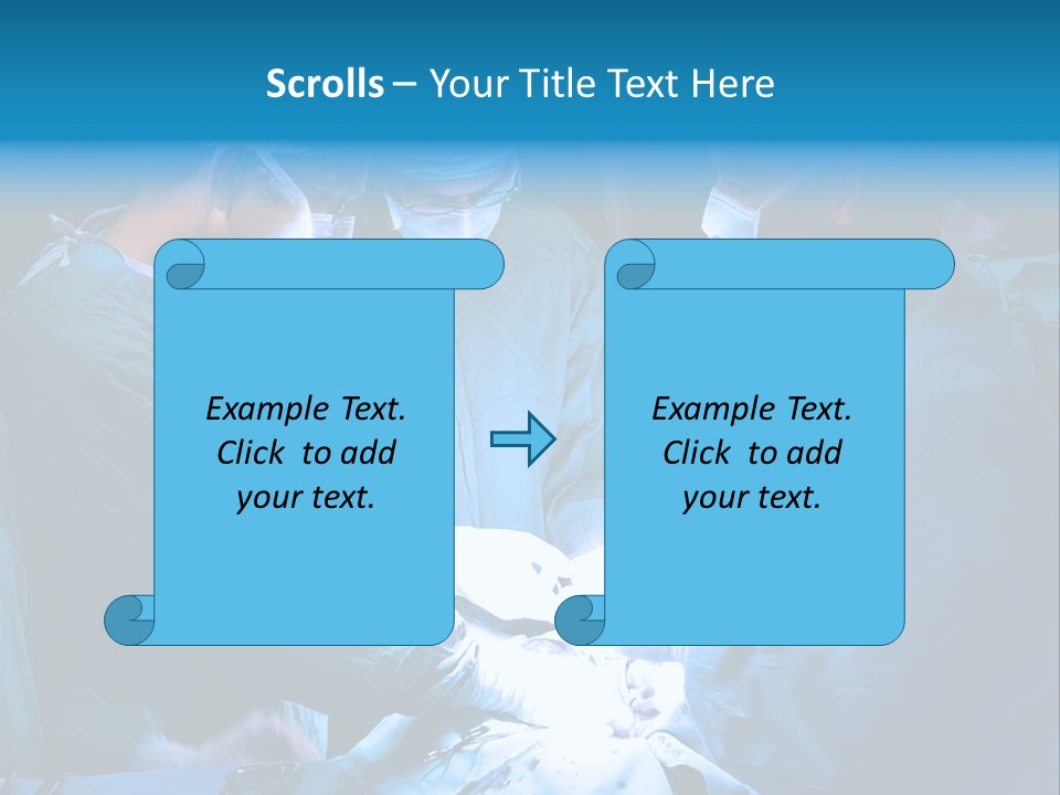 Blue Surgery Medical PowerPoint Template