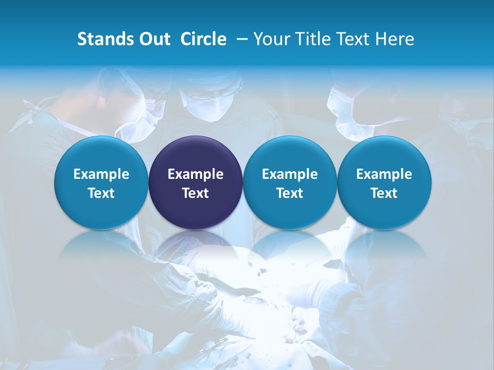 Blue Surgery Medical PowerPoint Template