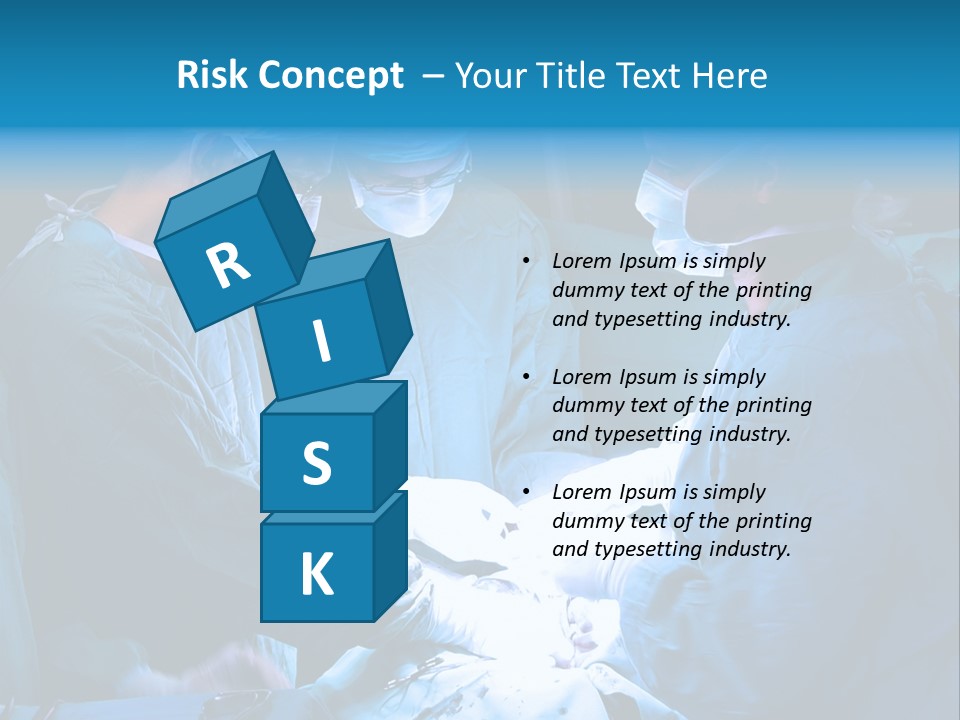 Blue Surgery Medical PowerPoint Template