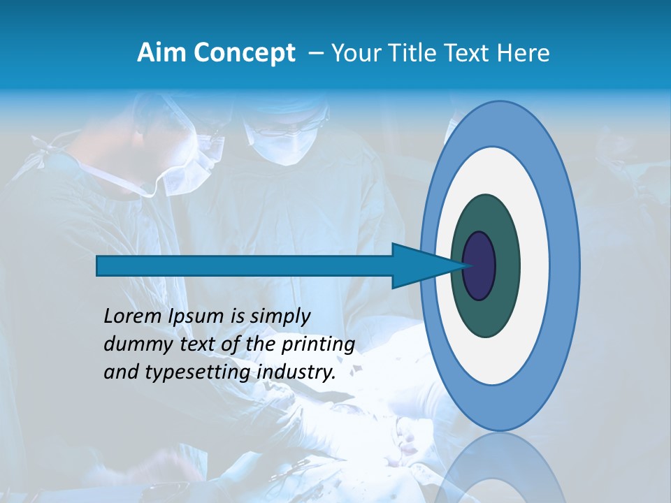 Blue Surgery Medical PowerPoint Template