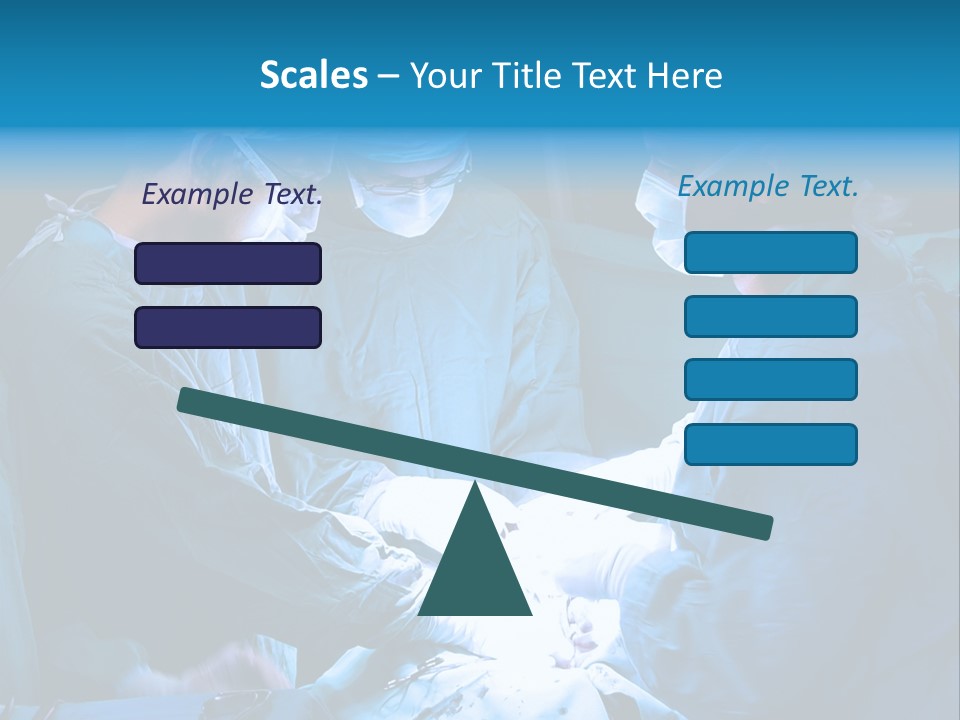 Blue Surgery Medical PowerPoint Template