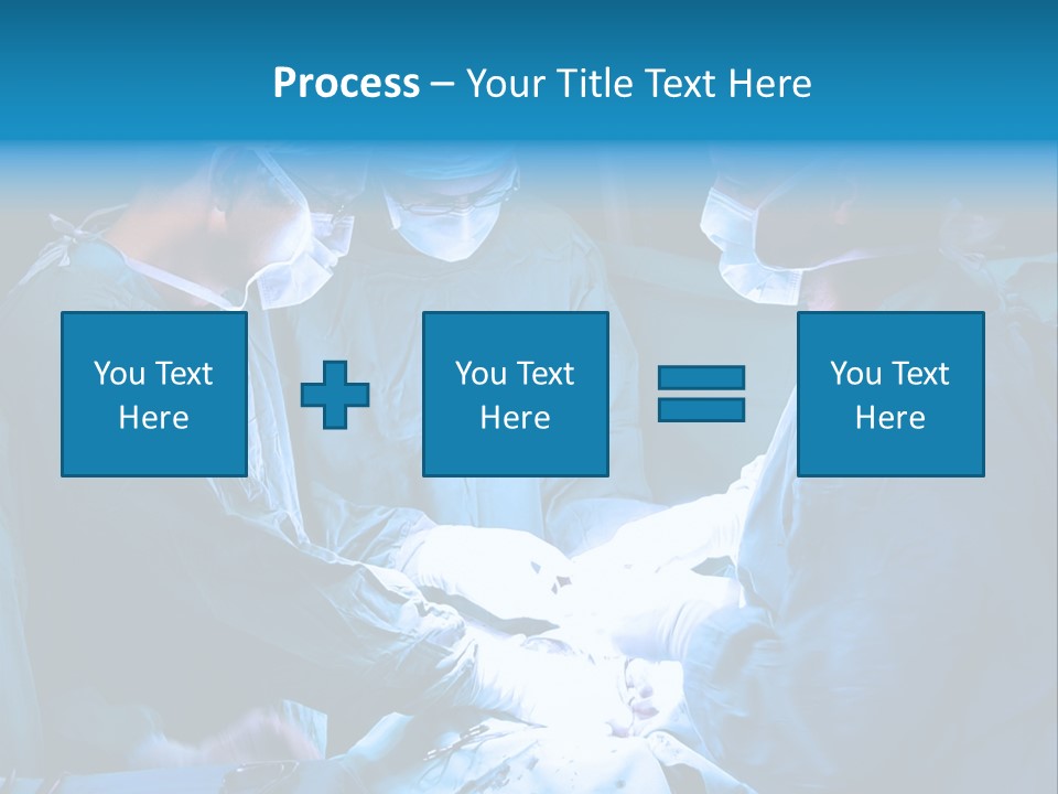 Blue Surgery Medical PowerPoint Template