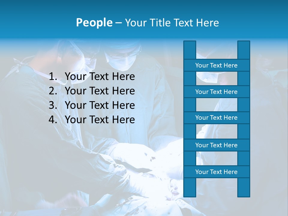 Blue Surgery Medical PowerPoint Template