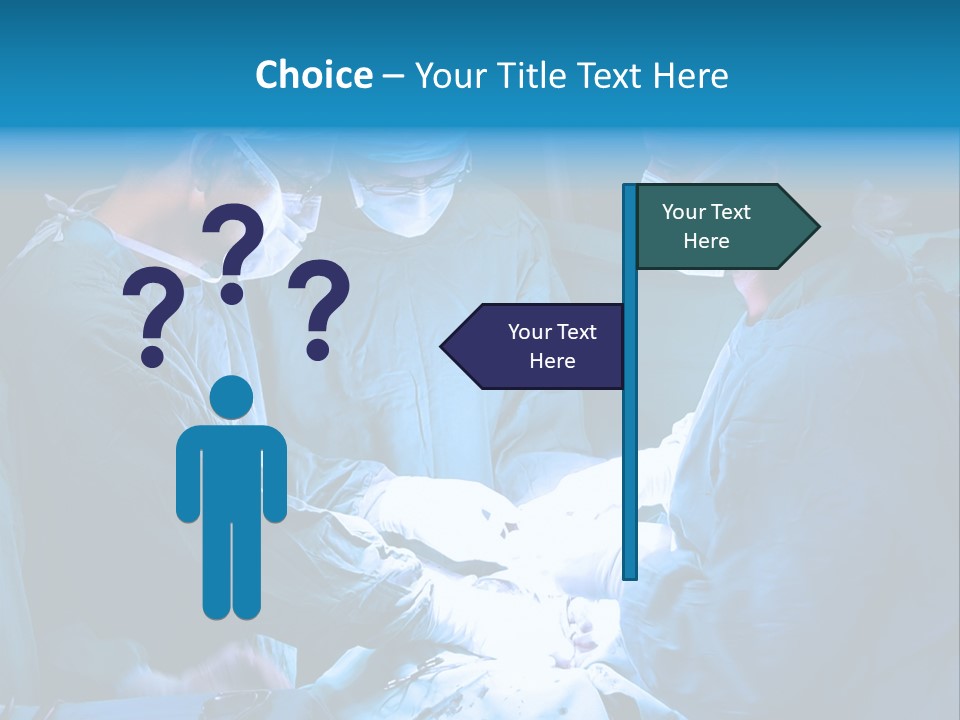 Blue Surgery Medical PowerPoint Template