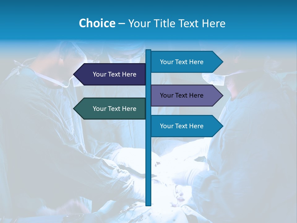 Blue Surgery Medical PowerPoint Template