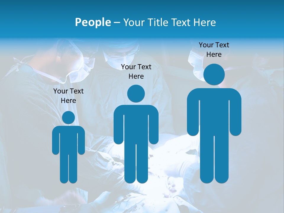 Blue Surgery Medical PowerPoint Template