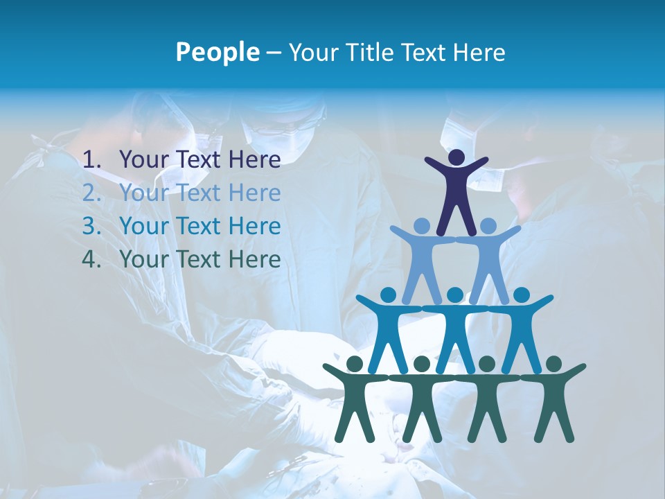 Blue Surgery Medical PowerPoint Template