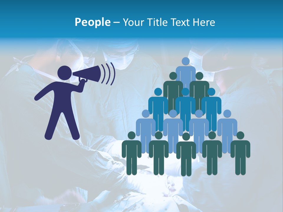 Blue Surgery Medical PowerPoint Template