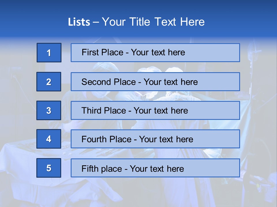 Care Pain Surgeon PowerPoint Template