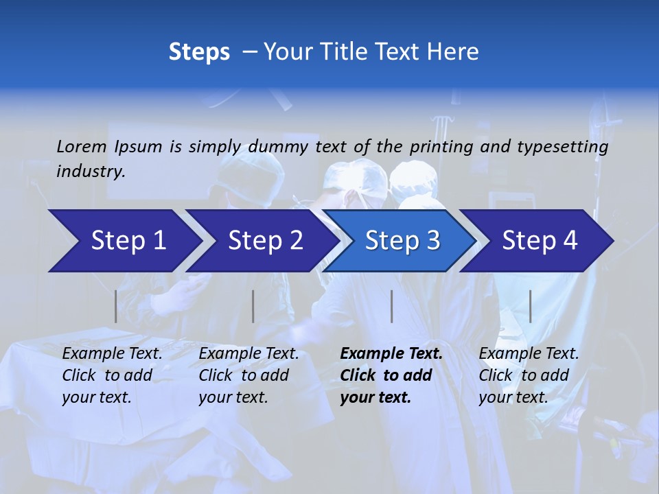 Care Pain Surgeon PowerPoint Template
